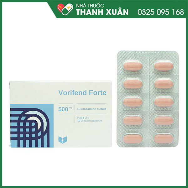 Vorifend 500 giảm triệu chứng thoái hóa khớp gối